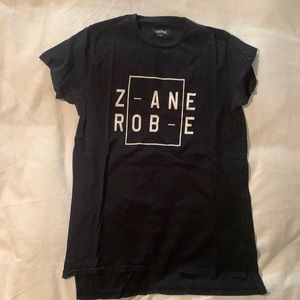 Black Zanerobe tshirt. Size medium